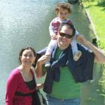 Mariam, John and Natalie Halim - staff with the SOW from Egypt